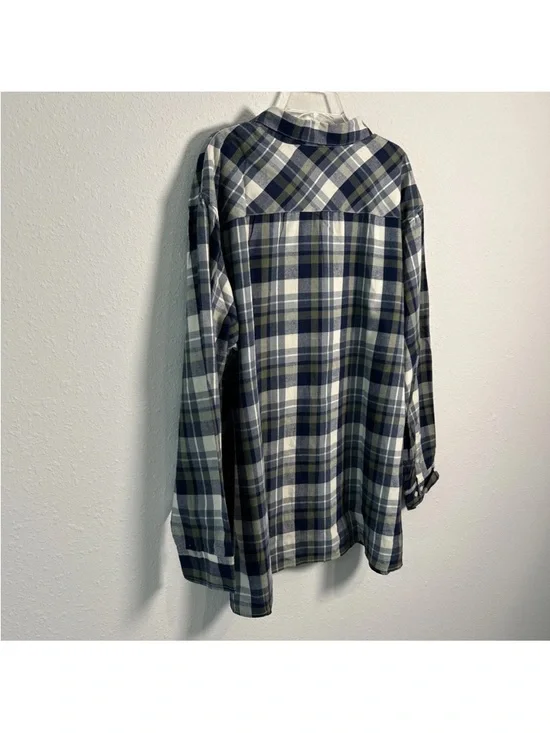 NWT Winston Mens Plaid Shirt Long Sleeve Button Down Size 2XL 100% Cotton NEW - Picture 10 of 12